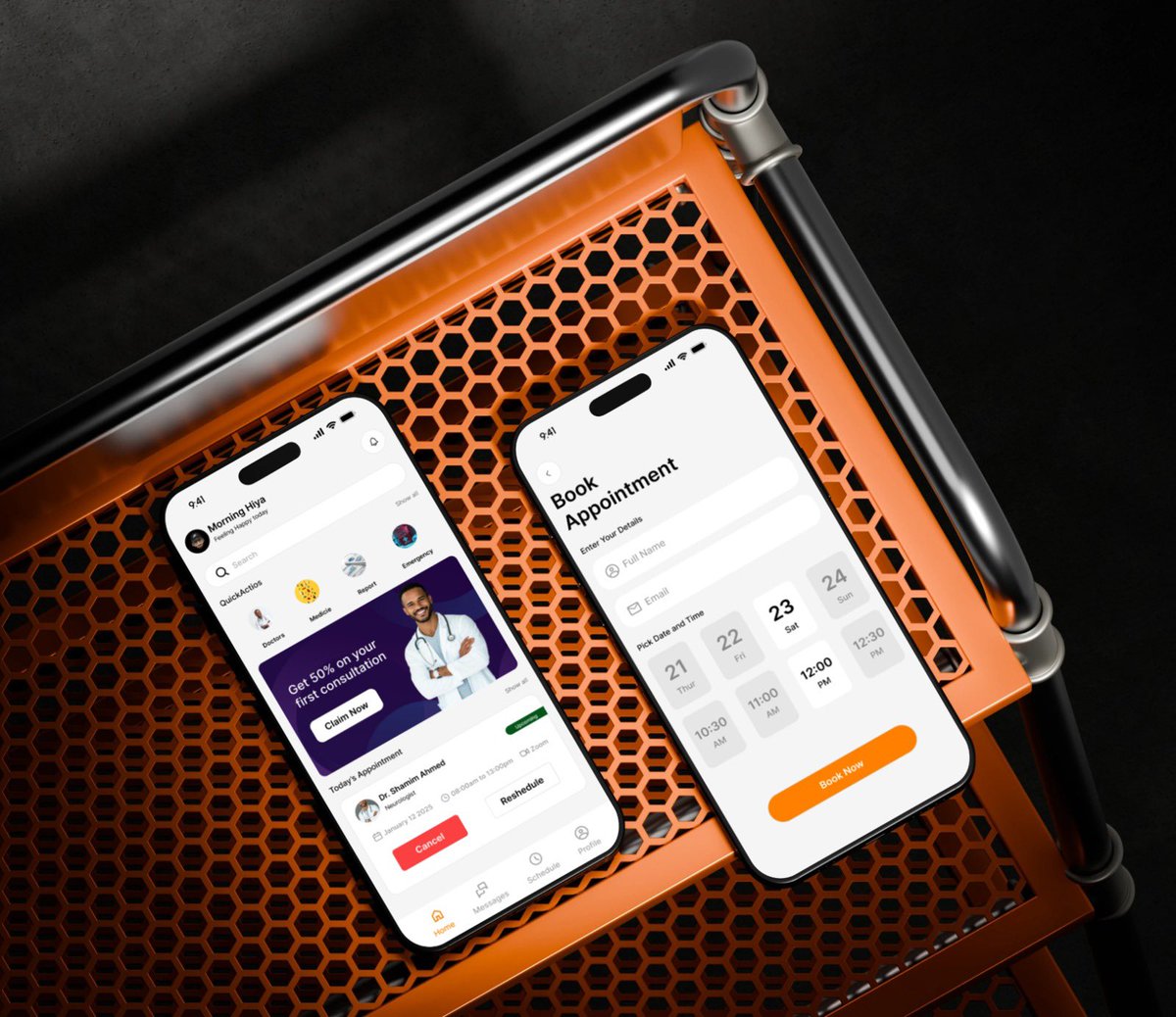 Adejumo_999's tweet photo. Appointment booking made easy — clean, smooth, and low-key satisfying 😌📅

#UIDesign #UXDesign #AppDesign #UIUX #Figma #ProductDesign #HealthTech #MedTech #HealthcareDesign #DigitalHealth https://t.co/UW7l5PGmVl