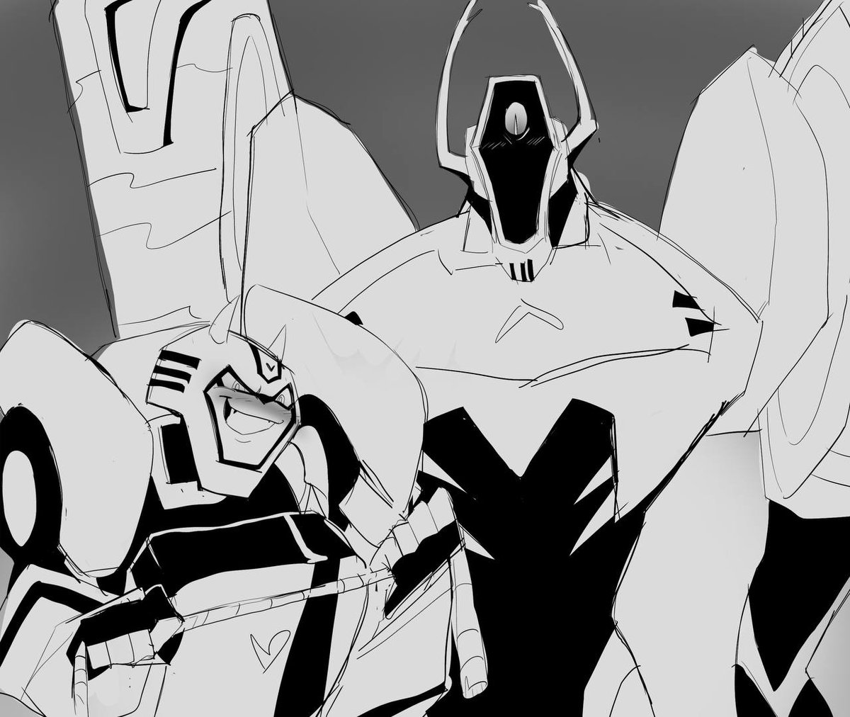 CYB3RPR1NCE's tweet image. oh you`re SO slagged 

#tfa #transformers #transformersanimated #Shockwave #blurr #bumblebee #blitzwing #blitzbee #shockblurr