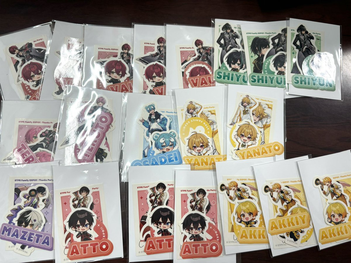 STPR Family EXPO!! Thanks Party ステッカーセット まとめて入荷しま