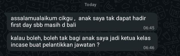 AzizulFarhan2's tweet image. “Kenapa Mak Bapak Sekarang Benak?“

Dulu, mak bapak hantar anak ke sekolah, lepas tu senyap. Tak ada WhatsApp, tak ada group ibu bapa. Anak balik, baru tahu apa jadi. 

Kalau anak tak siap kerja sekolah, mak bapak kena fikir. Kalau anak salah pakai kasut, mak bapak yang salah.