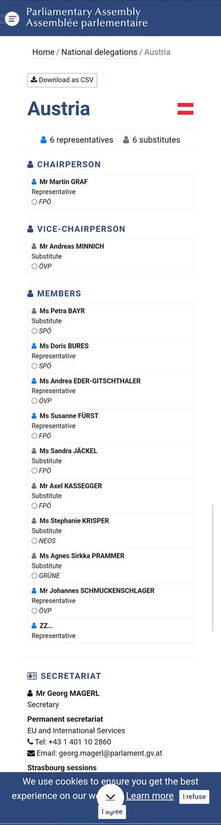 Europarat | EMRK:

Gibt es zu dieser ⬇️⬇️⬇️ LGBTQ-Thematik eine politische Wilensbildung in Österreich?
Wer wird wie abstimmen?
Frage geht an die Vertreter in der Parlamentarischen Versammlung des Europarates (PACE):

Martin Graf (<a href="/FPOE_TV/">FPÖ</a>)
Andreas Minnich (<a href="/volkspartei/">Volkspartei</a>)
Doris