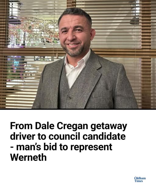 NickBuckleyMBE's tweet image. Oldham keeps falling lower and lower. The more they fall, the more the decent people see the corruption and stand up to be counted. 
How can anyone vote for this man? A convicted drug dealer and career criminal. He was also the getaway driver for the cop killer Dale Cregan who…