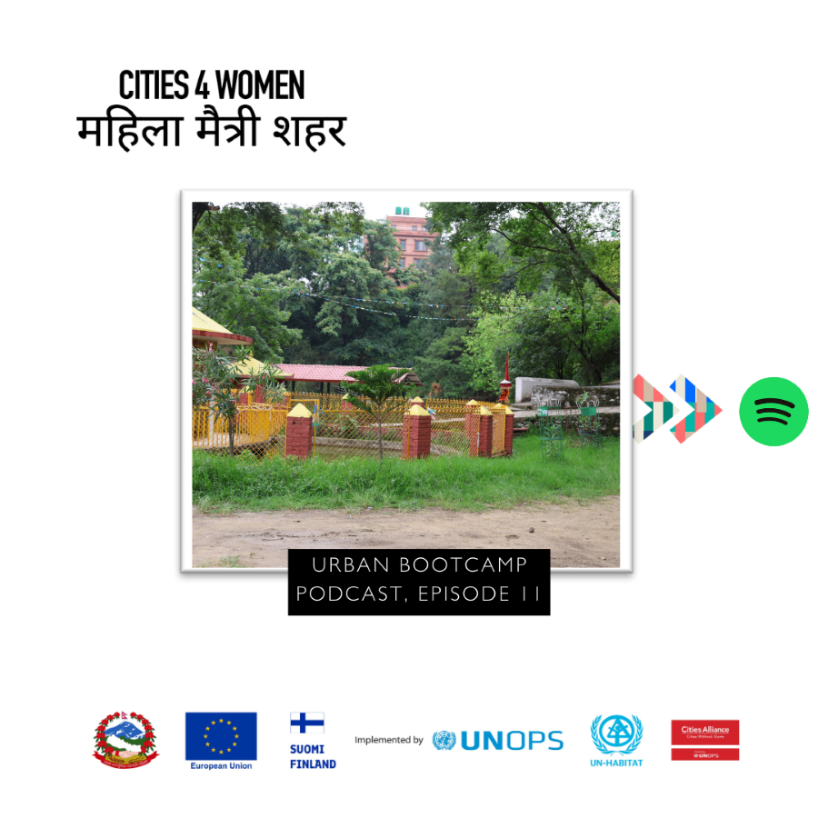UNOPS_Nepal's tweet photo. Tune into our latest #UrbanBootcamp episode on #Spotify  featuring #Cities4Women in Chandragiri, with support from @EUinNepal &amp; @finlandinnepal with our partners @unhabitatnepal and @CitiesAlliance 

🎧Listen here  https://t.co/uAbIjzC0BM https://t.co/ZhLUckdmNI