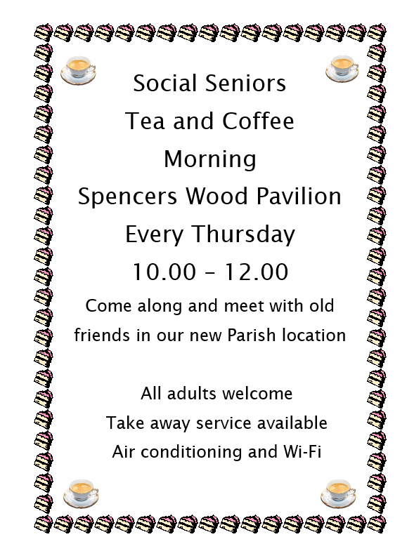 WBCMayor's tweet photo. Live in Spencers Wood or  nearby and fancy coffee and a chat? https://t.co/MQESYOwfR1