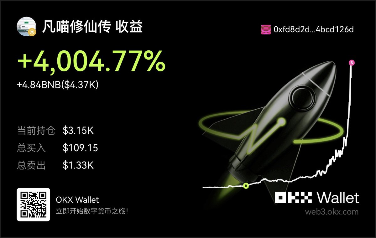 MiracleboyNFT's tweet image. 链游人生
《凡喵修仙传》
CA：0x4ac720ddc1f8fa0696eff6f5aae40dbd5ddb7777
$QI
CA：0xa458339d58f6b0fa39fa6b4e2c6a73058b42f96a
游戏链接：miaobsc.com