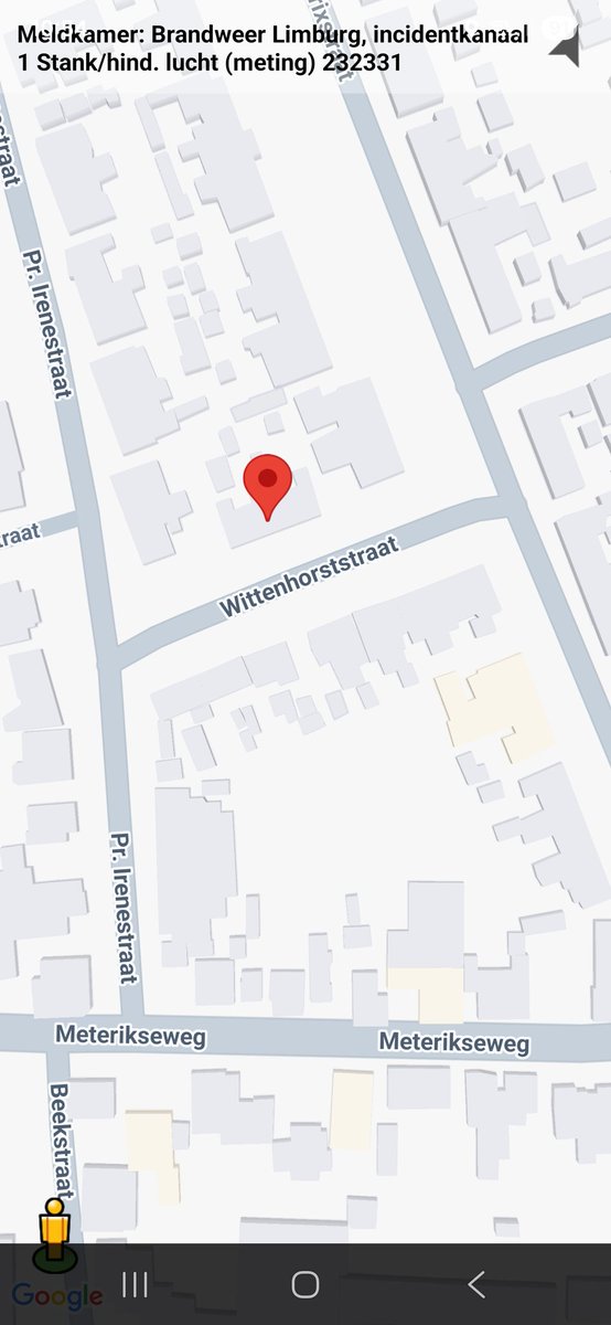 112 melding Stankoverlast Wittenhorststraat