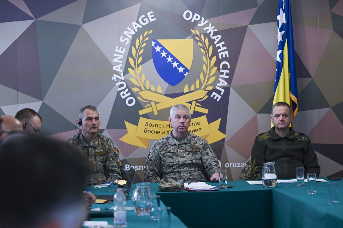 natobih's tweet photo. Members of NHQSa supported a 3-day workshop on the development of a general framework on countering unmanned aircraft systems, a first step in an activity expected to align BiH 🇧🇦 with @NATO standards.
Read more at: https://t.co/vKmrPlo2t5
#WeArePartners #MovingForwardTogether https://t.co/4HUVErC7gZ