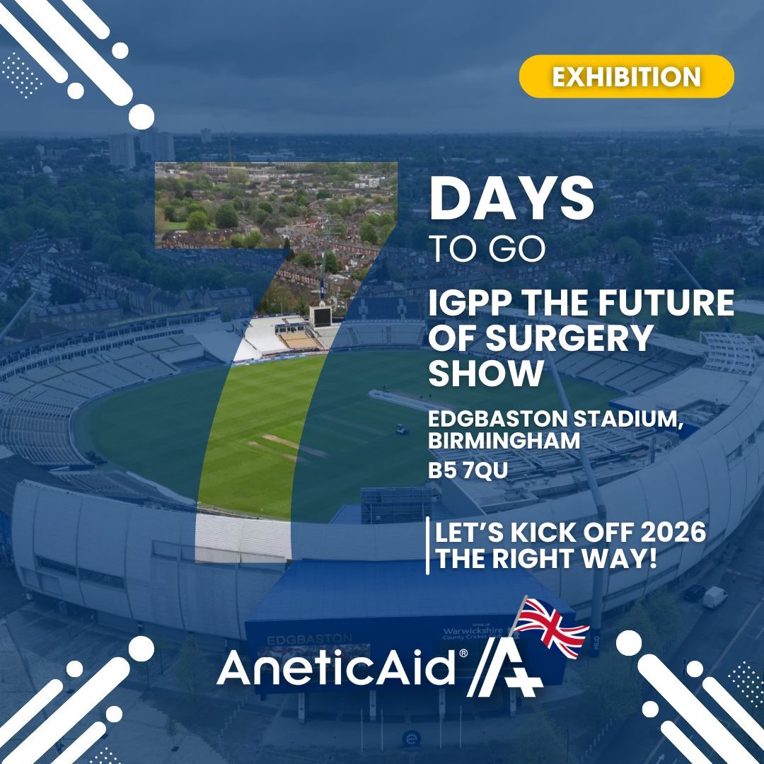 Just 1 week to go until our first exhibition of 2026! 🎉
Catch us at IGPP’s Future of Surgery Show at Edgbaston Stadium, Birmingham — with plenty of freebies (and some new ones 👀).

Kickstart 2026 with us: igpp.org.uk/event/The_Futu…

#ThinkAnetic #FutureOfSurgery #IGPP #Birmingham