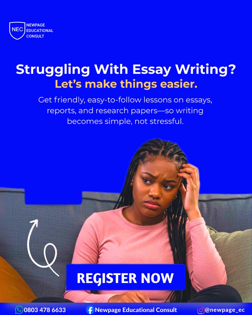 heed1's tweet image. Essay writing stressing you out?

Toss that stress away. We are here to turn your writing woes into wins. With our super friendly, easy-to-follow lessons on essays, reports, and research papers, you'll be writing like a pro in no time.