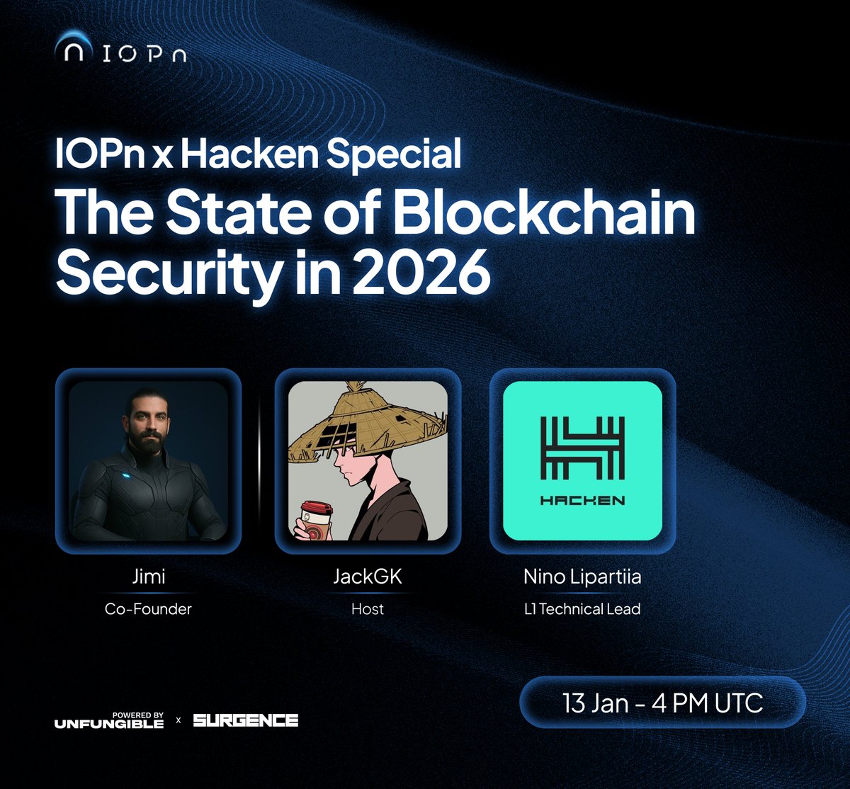 As blockchains move from experimentation to real-world usage, the security  surface grows. Join us with @hackenclub as we explore the state of  blockchain security in 2026. Set your reminders below👇