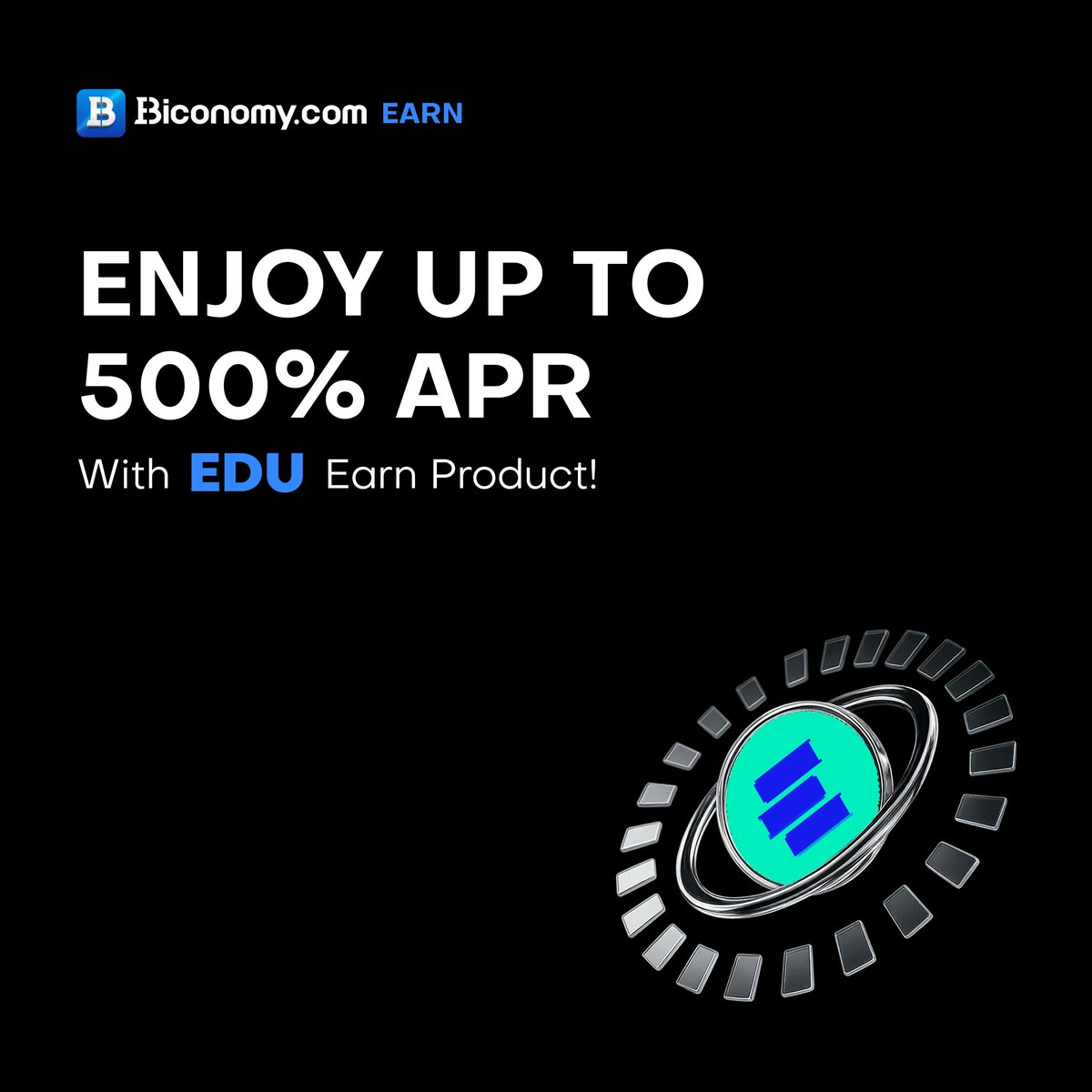 BiconomyCom's tweet image. 💎 #OpenCampus Products: Enjoy Up to 500% APR in Rewards! 🚀
 
Biconomy.com Earn is pleased to announce an update on @opencampus_xyz . Subscribe to $EDU Earn Products during the Promotion Period to get up to 500% in APR rewards!🔥

Full details👉