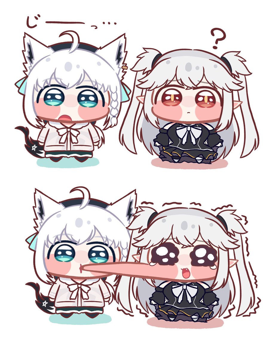 ぷにっとシリーズ🌽
ナイラ様を吸うフブちゃん𓆩ꨄ︎𓆪 ༝༚
#絵フブキ