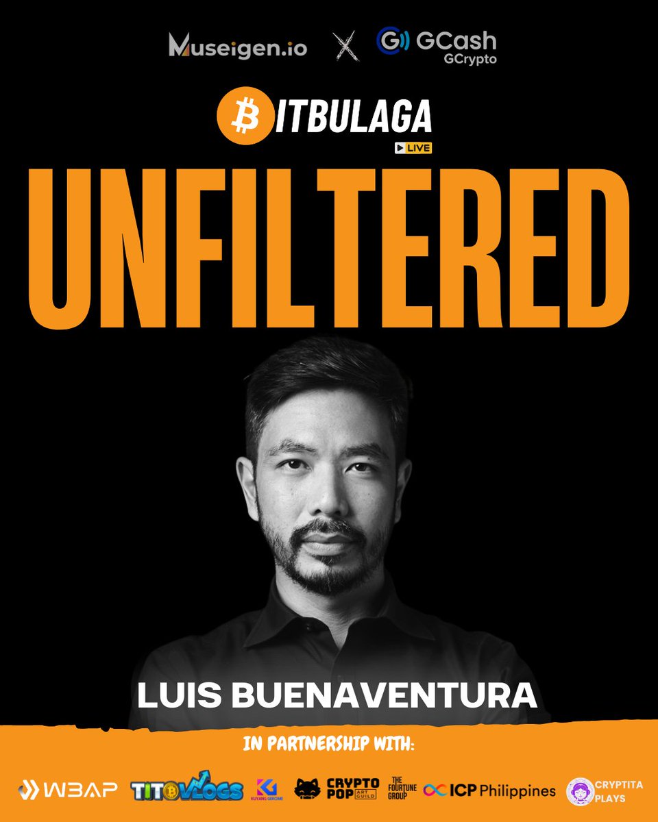 museigen_io's tweet image. Crypto isn’t just charts. It’s structure, behavior, and momentum.

Luis Buenaventura talks through how the market is shaping up for 2026.

Register Now - BitBulaga: Unfiltered 2026
🎟️ luma.com/hoqtwkje