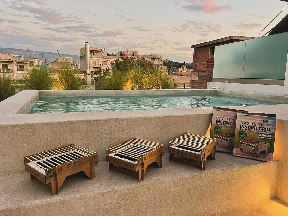 CasusGrill is easy and convenient… make your own camping and BBQ at home 🧺 @casusgrillgreece #casusgrill 

#ecofriendly #gogreen  #getoutside #picnic