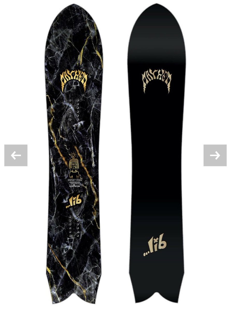 今シーズンリブテックのスウィートフィッシュを買った人❗️
ラッキーです😊
来期も同グラフィックで継続になります😆

そして、アイスチューンに在庫が1枚ございます。

実はウチのスタッフも狙っておりますので、欲しい方はなるべく早く教えてください😆