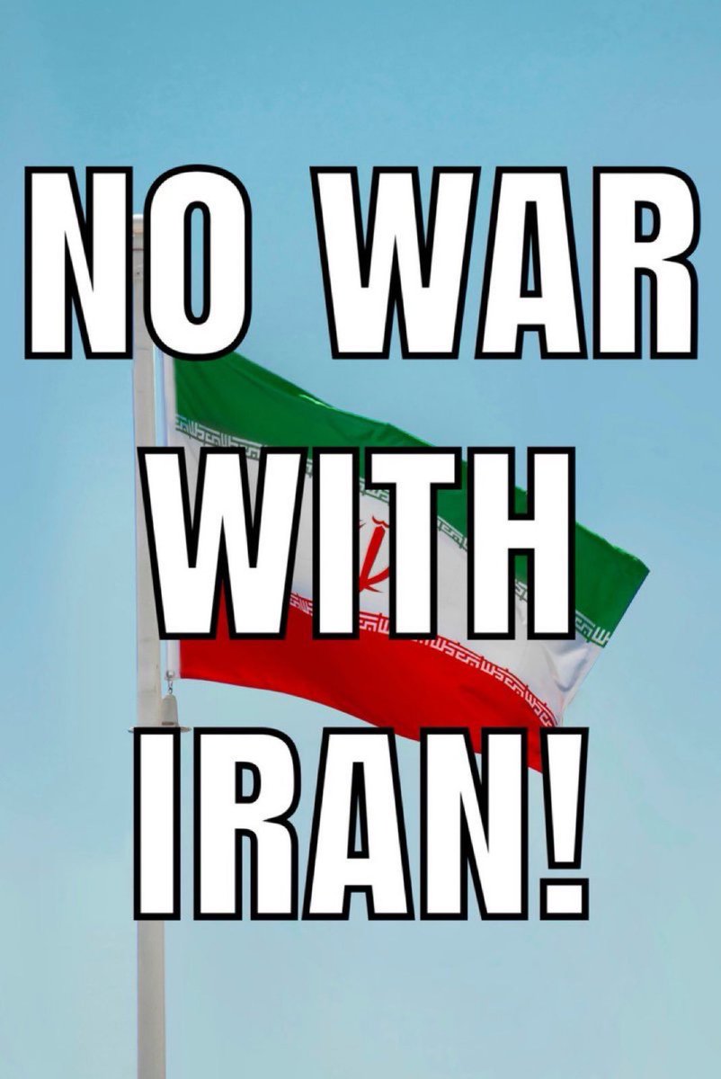 jacksonhinklle's tweet image. NO WAR WITH IRAN!