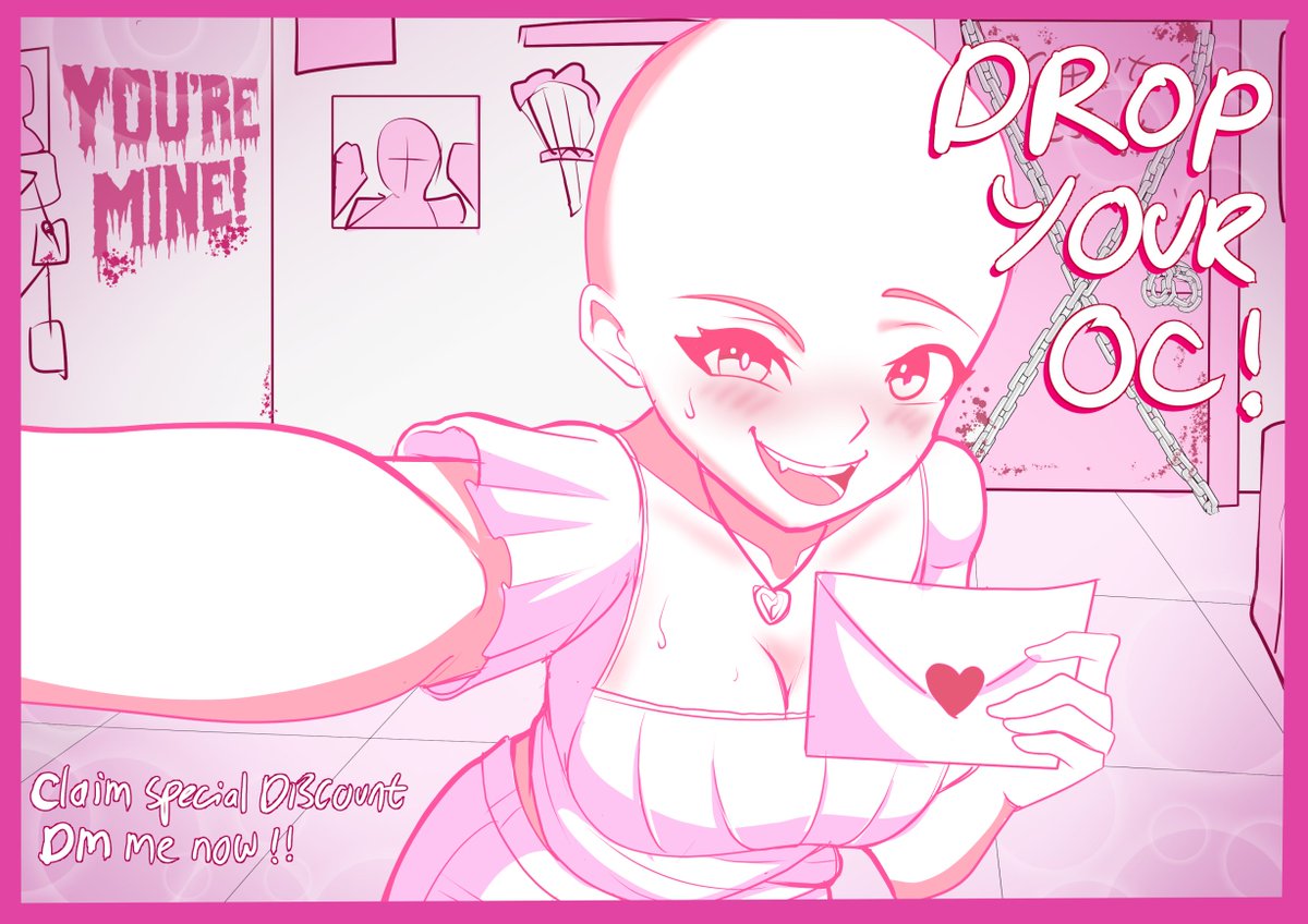 🔱YCH VALENTINE 1 :  YOU'RE MINE❤️
My YCH Valentine is still on sketch progress
DROP YOUR OC/Vtuber here!

I'll make random sketch for every character here
(Until I get tired >w<)

Please Support me with : 
- Like and repost
- Follow me ✨✨✨

#giveaway #vtuber #artraffle