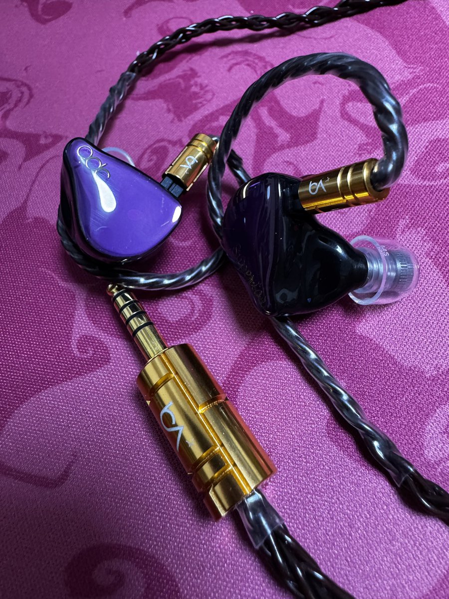 BEO_BEO_BEO_'s tweet image. qdc SUPERIOR Rondo Purple 
Beat Audio Arabica 8wire 4.4mm
AZLA SednaEarfit mithryl MS