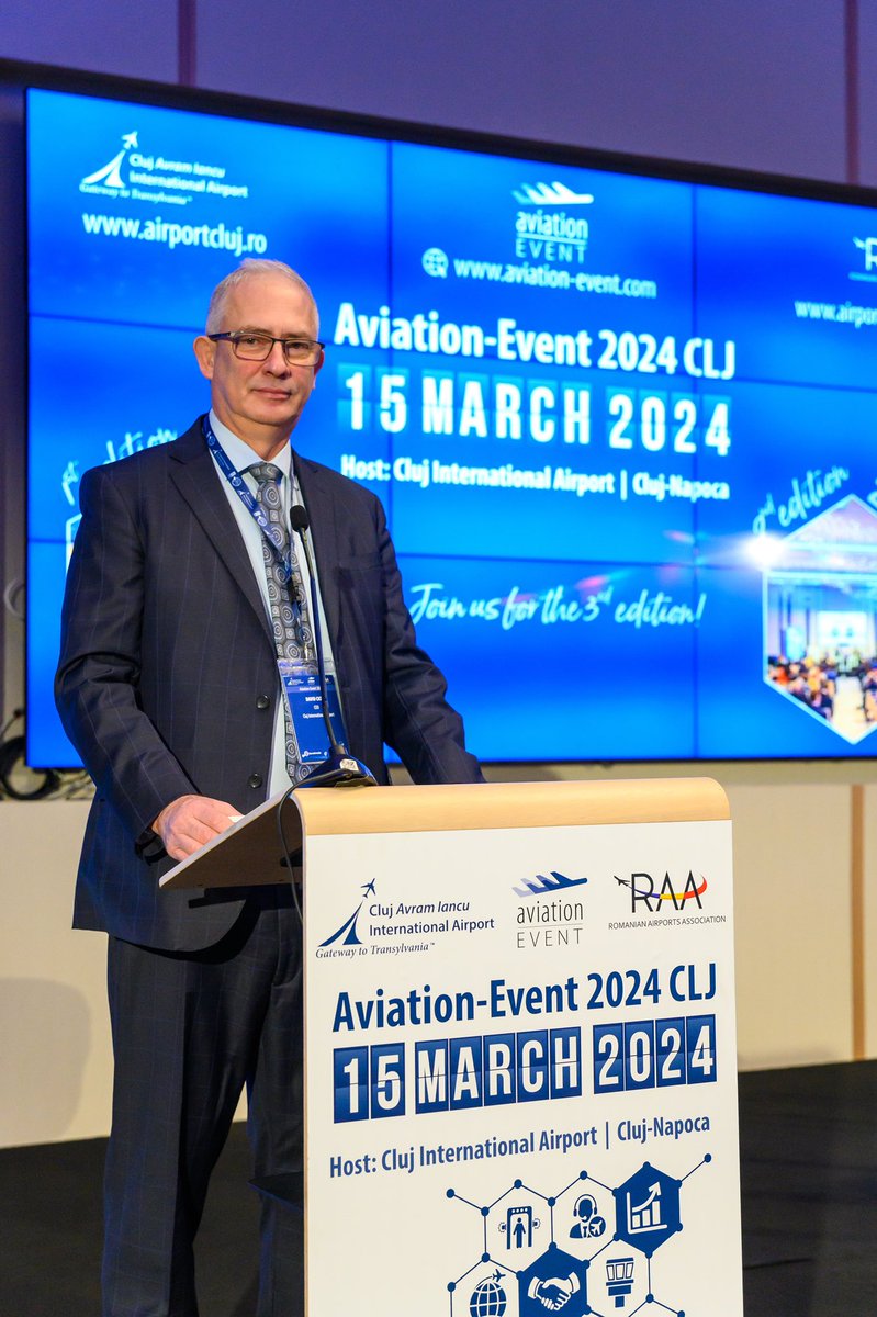 🎤 Closing Address | #AE2026Germany

From regional gateway to European success story: David Ciceo, CEO of Cluj-Napoca International Airport, delivers the Closing Address at Aviation-Event 2026 Germany

#AviationEvent #Luftverkehrsgipfel #ClujAirport