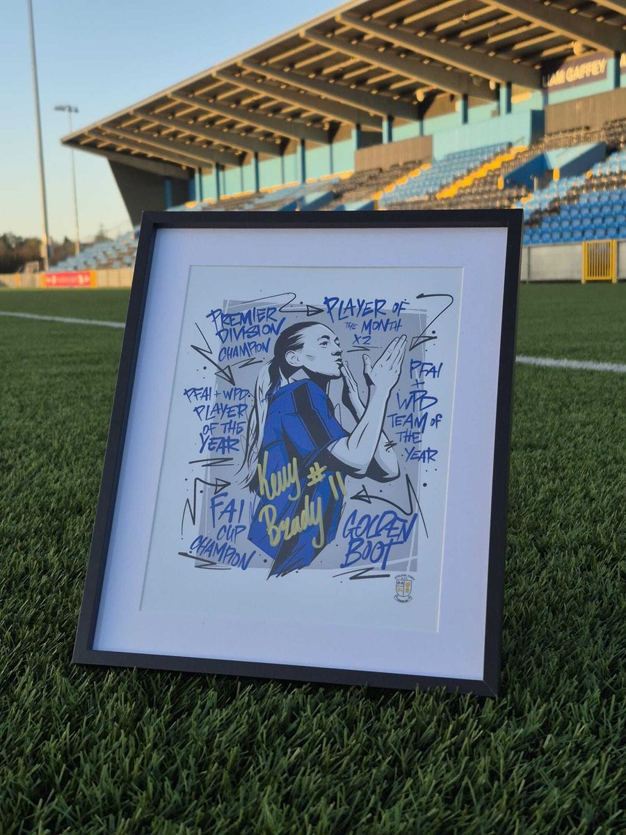 AthloneTownAFC's tweet image. GIVEAWAY! 🤩 

We have a signed print of Kelly Brady's achievements graphic to give away as we celebrate her amazing 2025 season, on the news of her signing for Crystal Palace.

Simply like and share this post for a chance to win, we will pick a winner at random on Thursday…