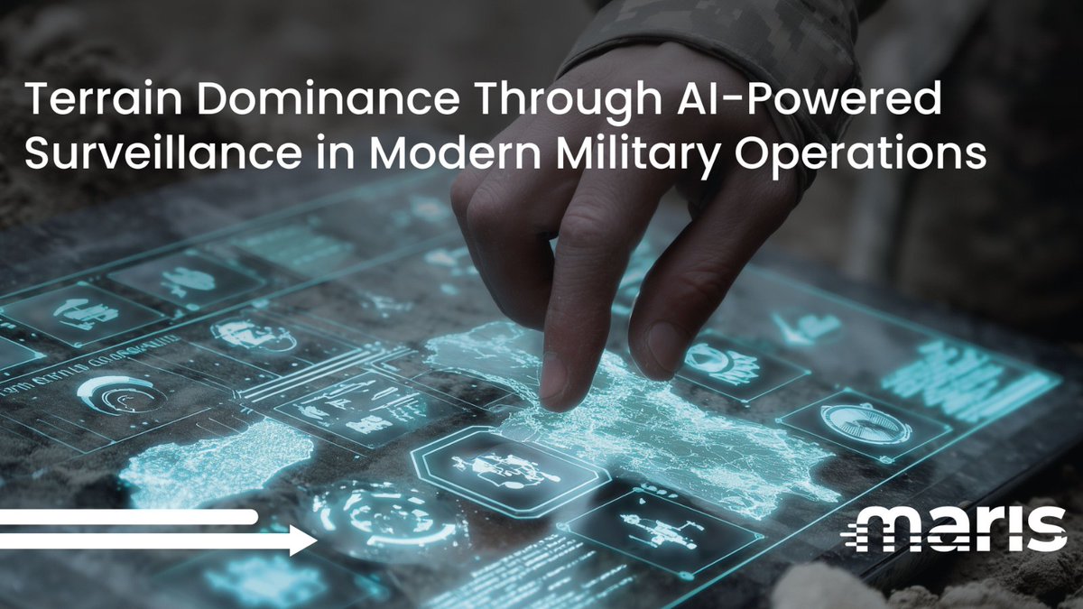 Modern military surveillance depends on continuous, real-time awareness.
AI-powered ISR enables faster detection and 24/7 operational visibility –  delivering terrain dominance in even the most complex environments.
Read more → maris-tech.com/blog/terrain-d…