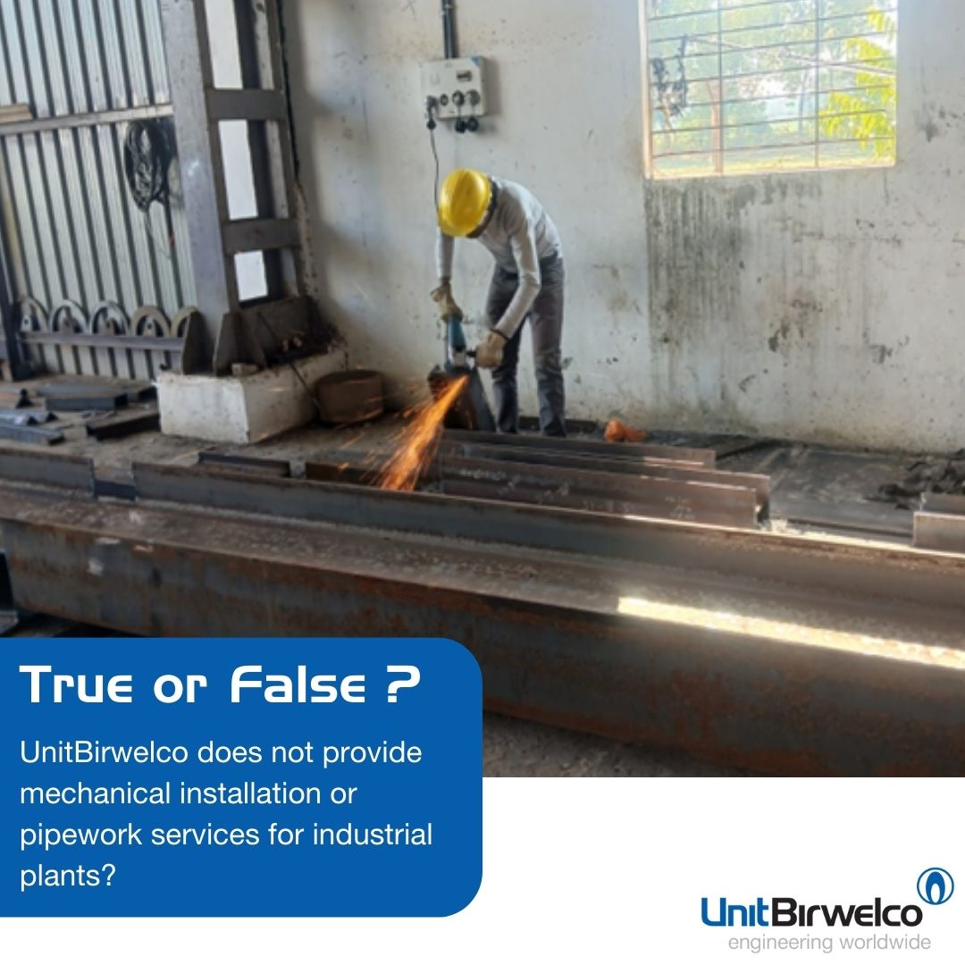 Unit_Birwelco's tweet image. True or False? UnitBirwelco does not provide mechanical installation or pipework services for industrial plants? 🤔
Think you know the answer? Drop your guess below! 👇#UnitBirwelco #EngineeringSolutions #UKManufacturing #TrueOrFalse #PowerAndEnergy #IndustrialInnovation