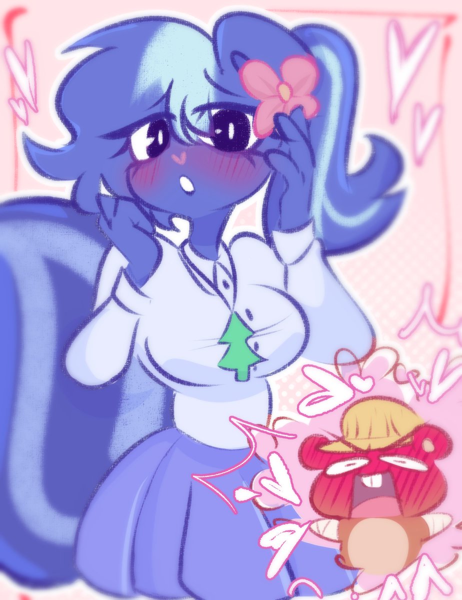 ssnow_artist's tweet image. isn't she beautiful? 🩵

#HTF #Petunia #Handy