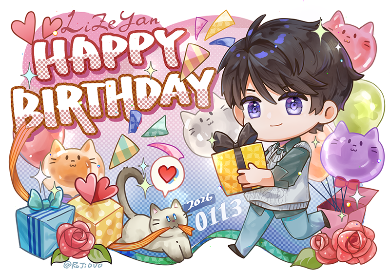 RoJiOUO's tweet photo. 給喜歡了很多年的他畫生日賀圖 !
李澤言生日大快樂🌹

#李澤言0113生日快樂 
#戀與製作人 #恋与制作人 
#러브��프로듀서 #恋プロ #MrLoveMobile https://t.co/HdHKZHHtPm