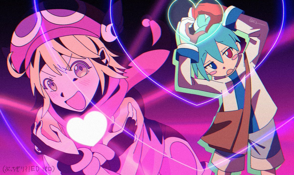 lig_______'s tweet image. pyクエに脳を焼かれた時の絵
(シグアミ多め)