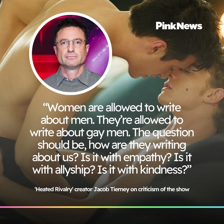 PinkNews's tweet image. Jacob Tierney has addressed backlash to ‘Heated Rivalry’, including comments made by actor Jordan Firstman about the show’s portrayal of gay s3x.

Firstman had previously told Vulture: “I’m sorry, I watched those first two episodes of ‘Heated Rivalry; and it’s just not gay. It’s…