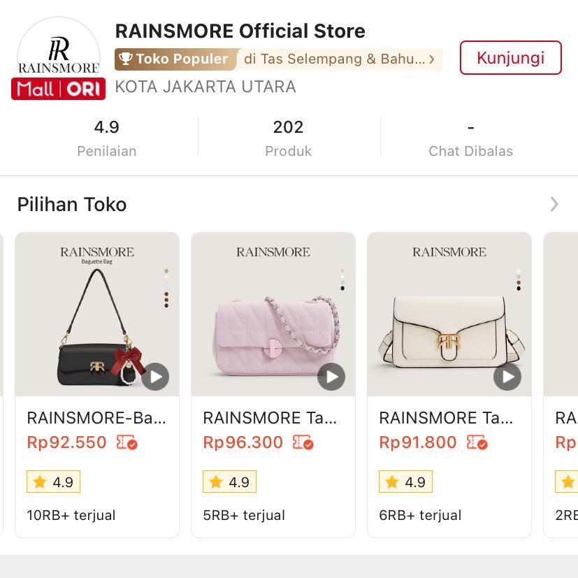racuncune's tweet image. POV: you find a bag store where everything looks expensive but starts under 100k😭

1. Ribbonelle
2. ⁠Rainsmore
3. ⁠House Of We Kala
4. ⁠Leumbrs
5. ⁠NALALA
