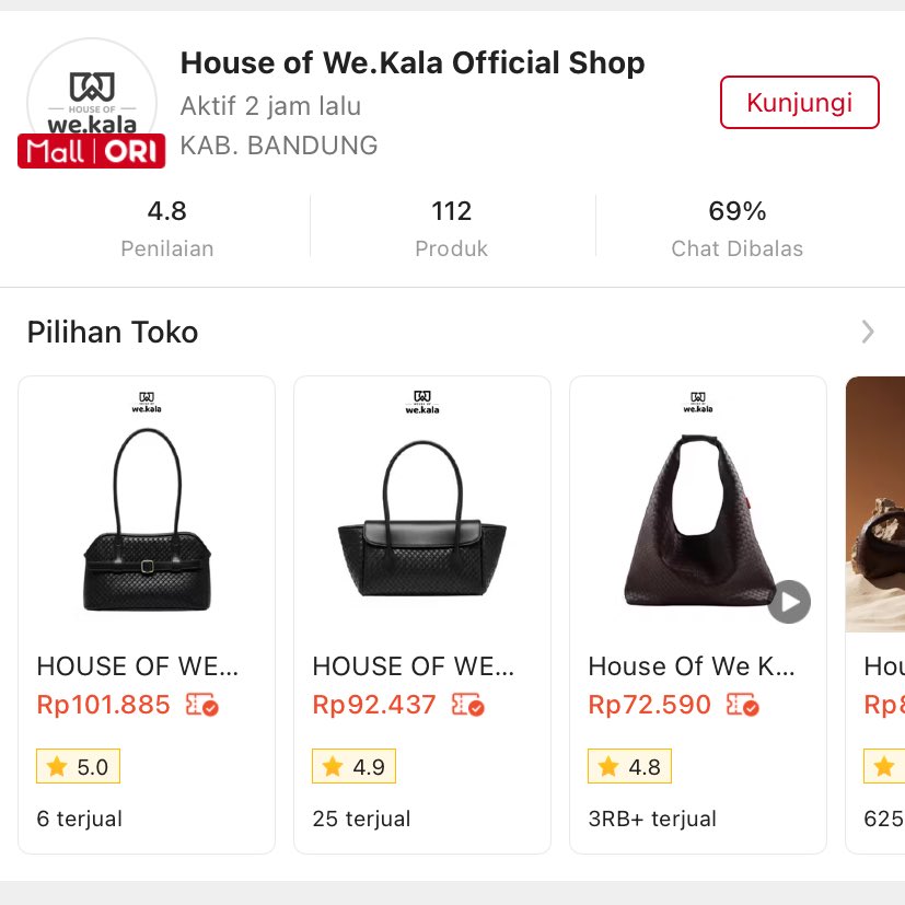racuncune's tweet image. POV: you find a bag store where everything looks expensive but starts under 100k😭

1. Ribbonelle
2. ⁠Rainsmore
3. ⁠House Of We Kala
4. ⁠Leumbrs
5. ⁠NALALA