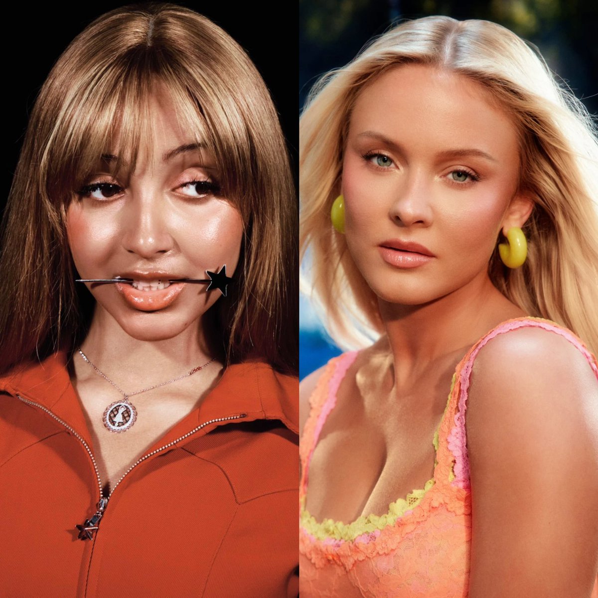 PopCrave's tweet image. PinkPantheress reacts to Zara Larsson not being credited for “Stateside” on the Hot 100:

“now billboard….. give zara her flowers!!!!”