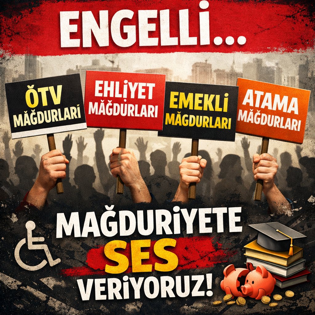 <a href="/demderaph/">Demderaph</a> <a href="/EhatDer/">ENGELLİ HAKLARI VE ADALET TOPLULUĞU DERNEĞİ</a> <a href="/kasapoglu/">Dr. Mehmet Kasapoğlu</a> <a href="/jsarieroglu/">Jülide Sarıeroğlu 🇹🇷</a> <a href="/avfatmaoncu/">Av.Fatma Öncü</a> <a href="/AAsumanErdogan/">Asuman Erdoğan 🇹🇷</a> <a href="/AliKARAOBA/">Dr. Ali KARAOBA</a> <a href="/aylinyaman_/">Dr. Aylin Yaman</a> <a href="/elifesendeva/">Elif Esen</a> <a href="/gergerliogluof/">Ömer Faruk Gergerlioğlu</a>