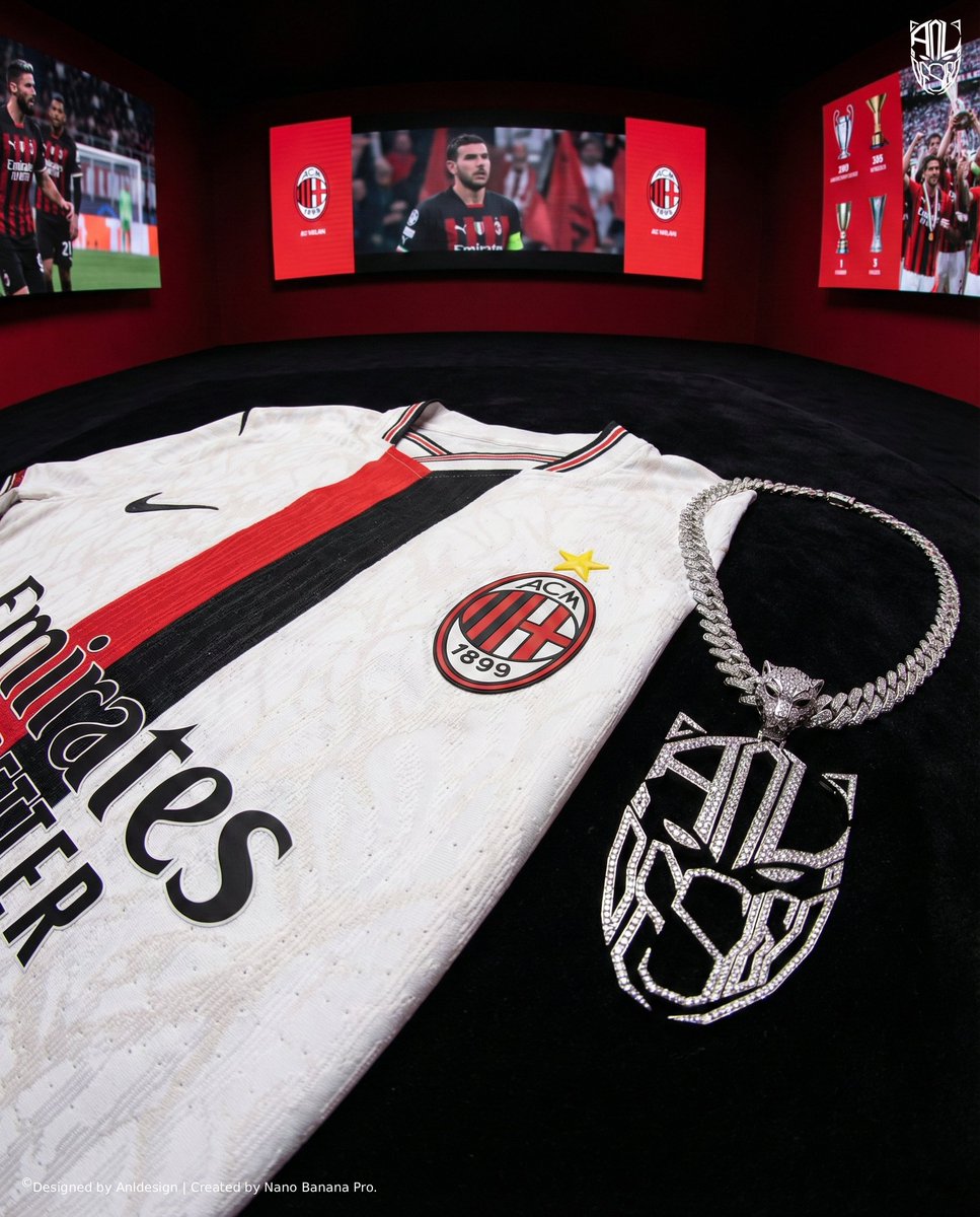 anldesign0's tweet image. AC Milan &amp;amp; Nike "Belonging" Concept Kit.

The legendary kit worn during the 1942-1943 season has been modernized using a Nike template created with today's technology.