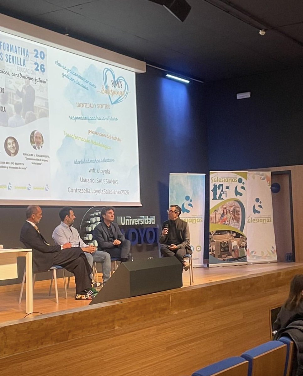 ¡Días intensos de #IA y educación! 🎓 De la formación con Salesianas en @loyolaand al encuentro multitudinario con la Compañía de María. Un privilegio mostrar cómo herramientas como Gemini y NotebookLM potencian la labor docente. ¡El futuro es ahora! 🚀🤖 #EdTech #Innovación