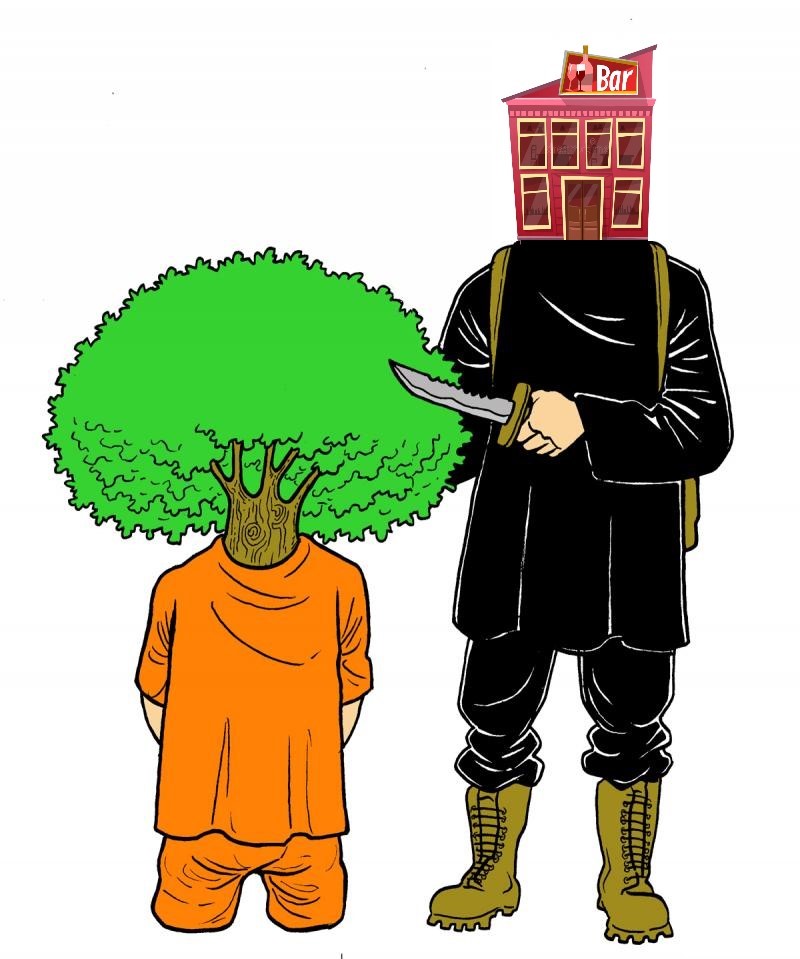 <a href="/SOSterritorios/">Red Territorios Sostenibles #RedEcoTerritorios</a> <a href="/Ayto_Sevilla/">Ayuntamiento de Sevilla</a> Los #Árboles NO son los #Prisioneros ni los rehenes de los #Bares. Tampoco son de su #Propiedad.
Los #ÁrbolesUrbanos son #BienesPúblicos y forman parte de nuestro #PatrimonioVerde.
No obstante, la gran #Mafia de #Sevilla, con el <a href="/Ayto_Sevilla/">Ayuntamiento de Sevilla</a> a la cabeza, está acabando con todo🕳️