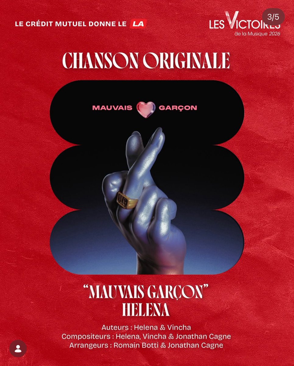 Les haters et les problème d'ego… rien à battre!

Helena sort d’une superbe année 2025, avec un public nombreux et fidèle, et commence 2026 avec la reconnaissance des pros. Le reste est sans importance

👉 N’oubliez pas de voter : participez.france.tv/quiz/1723127_5…

#HelenaBailly