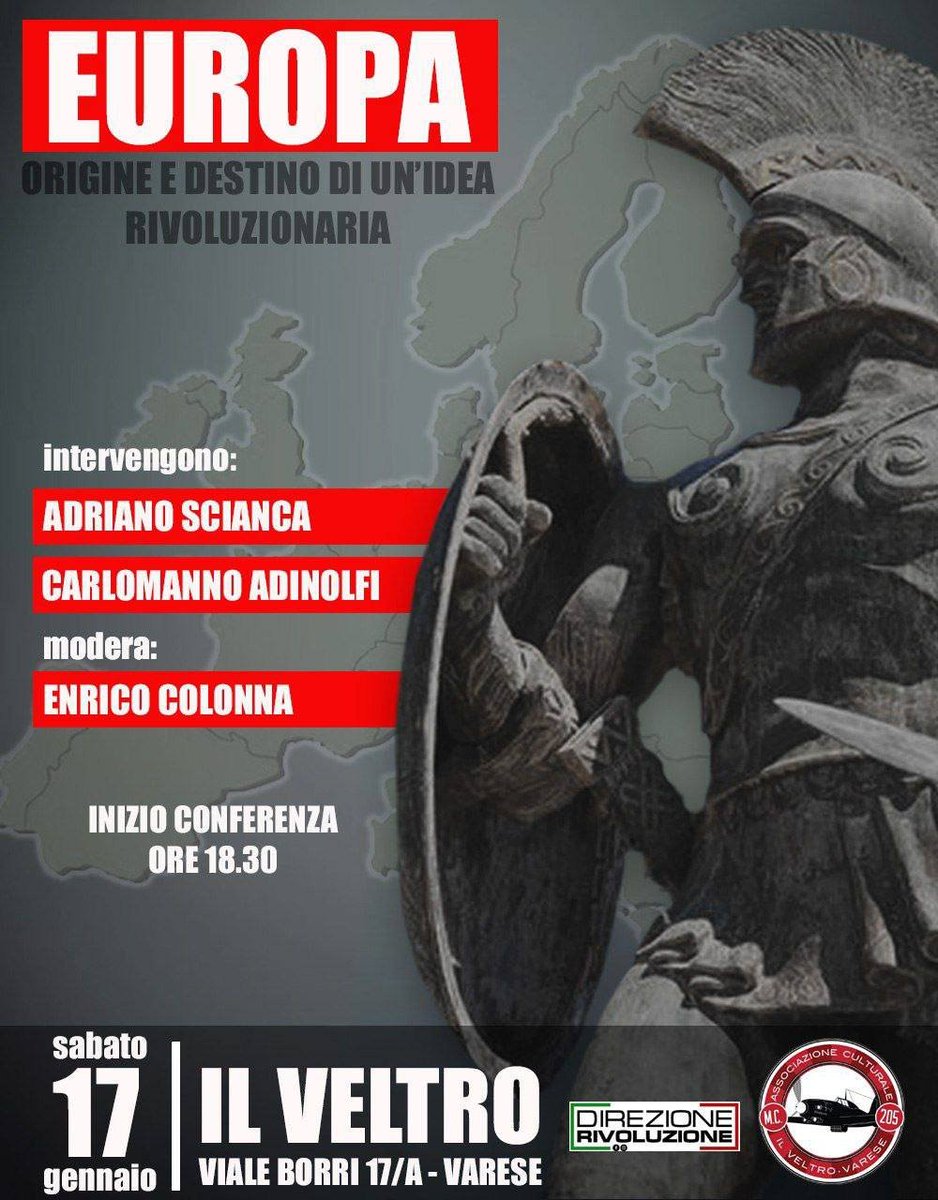 Sol_Invicte's tweet image. "Europa", un termine usato e abusato che racchiude in sé un significato rivoluzionario. Nel 2026, stretto da Est e da Ovest, il Vecchio Continente deve trovare una volontà di potenza che lo proietti di nuovo nella storia.