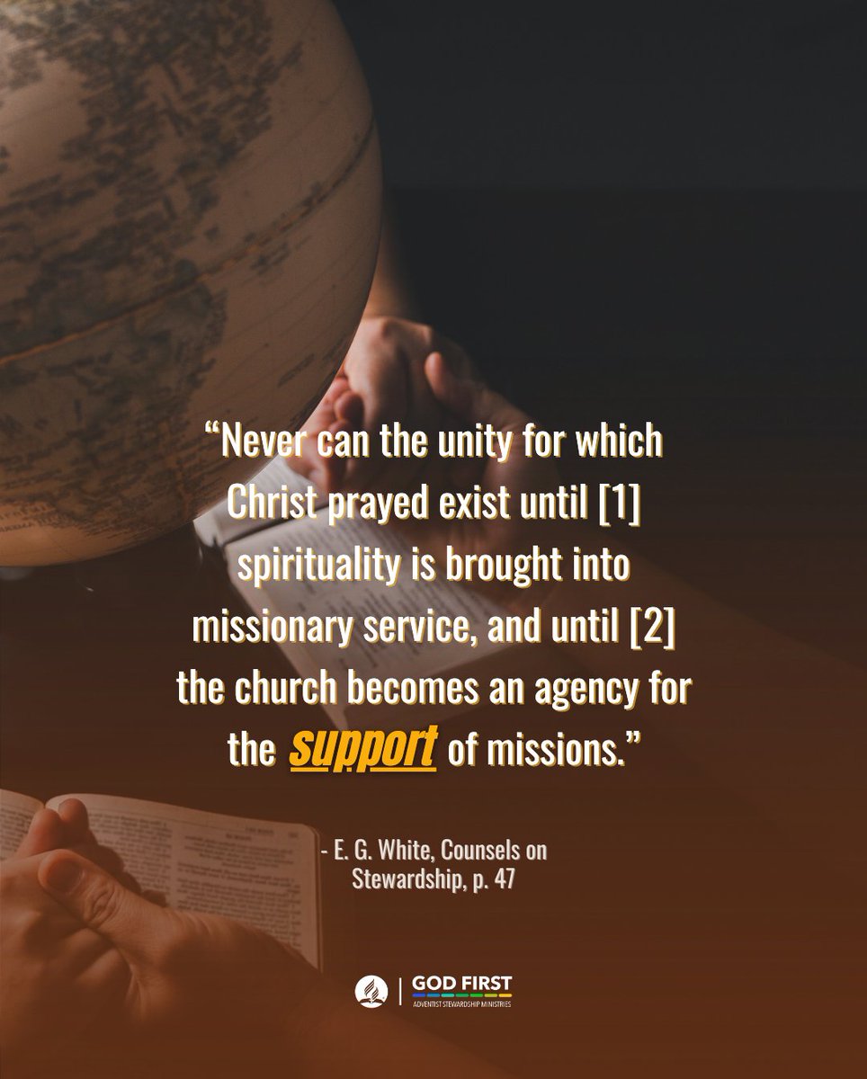 Are you willing to be part of a united, mission-minded church?

Church unity is built through faith in action.

Christ’s prayer for unity is answered when 𝘀𝗽𝗶𝗿𝗶𝘁𝘂𝗮𝗹𝗶𝘁𝘆 𝗳𝘂𝗲𝗹𝘀 𝗼𝘂𝗿 𝗺𝗶𝘀𝘀𝗶𝗼𝗻 and when the 𝗰𝗵𝘂𝗿𝗰𝗵 𝗮𝗰𝘁𝗶𝘃𝗲𝗹𝘆 𝘀𝘂𝗽𝗽𝗼𝗿𝘁𝘀
