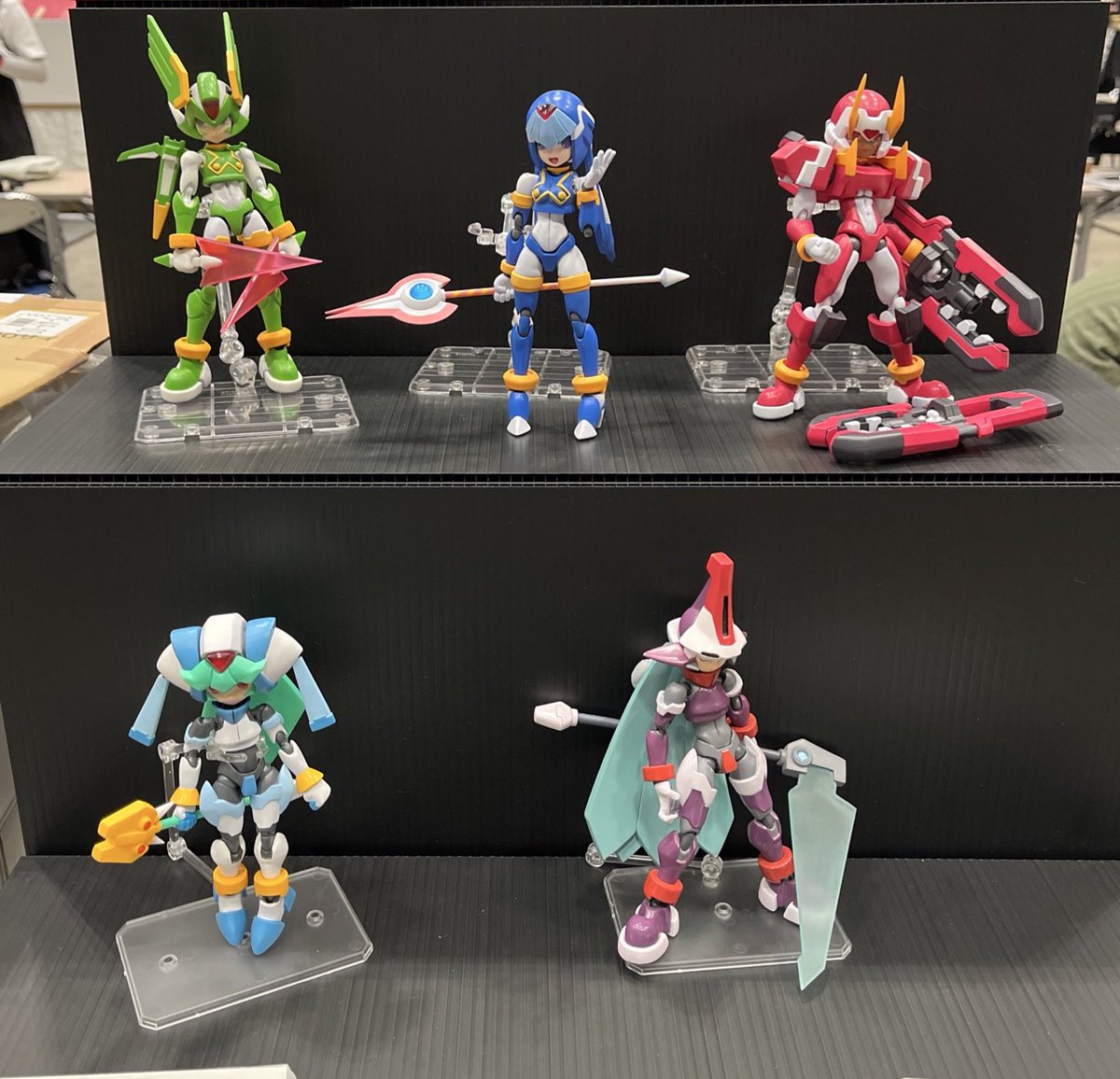 zu_mame's tweet image. ずんだ庵が冬WFで再販するキットは
ロックマンゼロ
ハルピュイア￥14000
レヴィアタン￥ 14000
ファーブニル￥16000

ロックマンゼクス
パンドラ￥14000 です
(プロメテは展示のみ)
詳細はツリーに繋げます↓
#WF2026W #WF2026冬