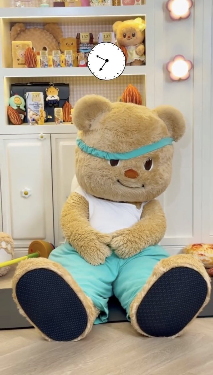 browniekanom's tweet image. สภาพหลังจากออกกำลังกายเสร็จ ยับเยินมาก🤭

#Butterbear #ด้อมน้องเนย