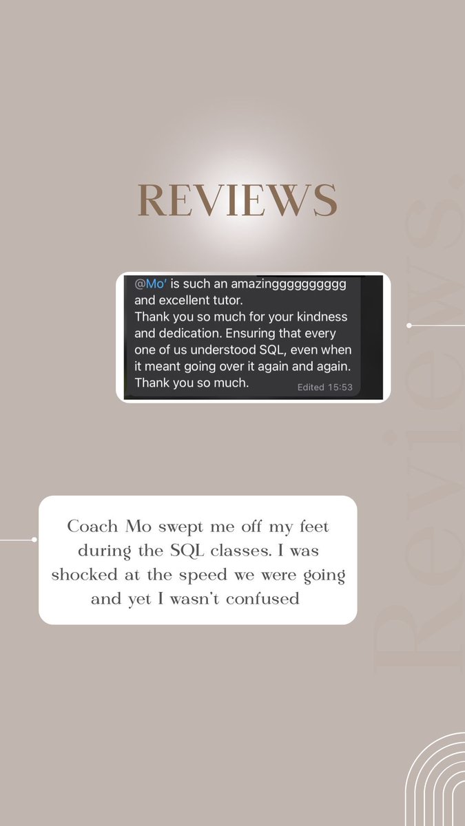 Mo' can teach you SQL 📊📈 tweet media