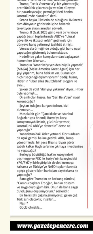 “Bir büyük belirsizlik çağında yaşıyoruz.”