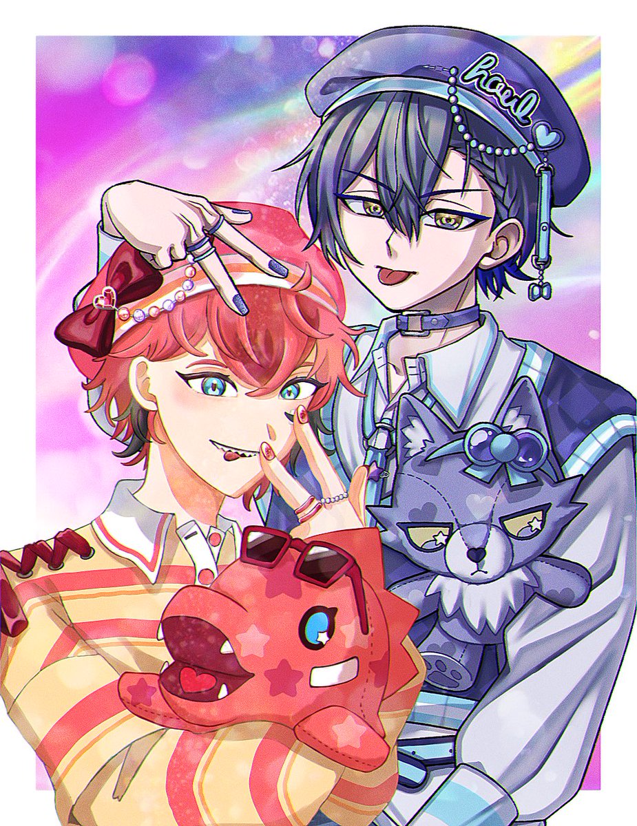 #紙とウェン #ドロウイング 
ぎゃうるふ合作