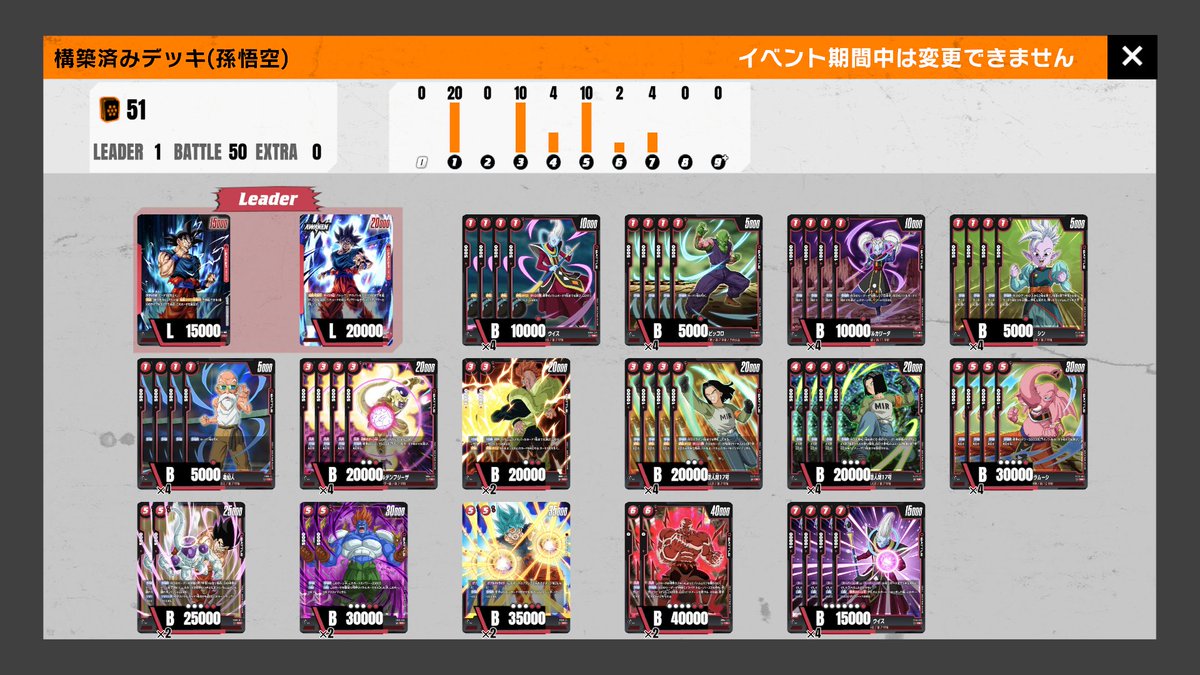 kuroebi_games's tweet photo. #ドラゴンボール
#フュージョンワールド
デジタル版イベントマッチでは1/19・14:59まで「ガンガンバトれる！構築済みデッキ限定バトル」を実施中です。
10種類のデッキから自由に使える方式ですが、すぐに7勝したいせっかちさんにお勧めは赤孫悟空。
皆には内緒ですが、デッキパワー高杉なのです。 https://t.co/uM8Zp3Cdl8