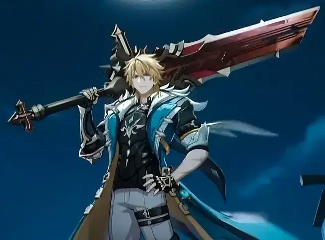 AboutGenshin_'s tweet image. Varka Kit (Leaks) 🌪️⚔️

⭐⭐⭐⭐⭐ Anemo on-field DPS
• Dual greatswords, Normal/Charged focused
Gale Rush Mode • Enter after Skill
• Normal ATK dmg ↑
• No plunges
• Left sword = Anemo
• Right sword copies Pyro/Hydro/Electro/Cryo from party

Skill • Leap + AoE Anemo →…