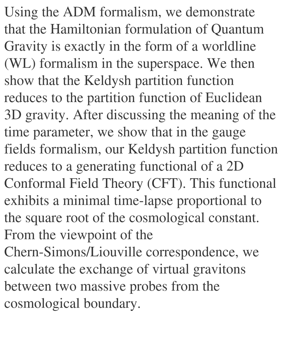 Superspace worldline formalism approach to Quantum Gravity: dimensional  reduction and Holography Jean-Baptiste Roux https://t.co/07asRmpuJa  [𝚐𝚛-𝚚𝚌 𝚑𝚎𝚙-𝚝𝚑]
