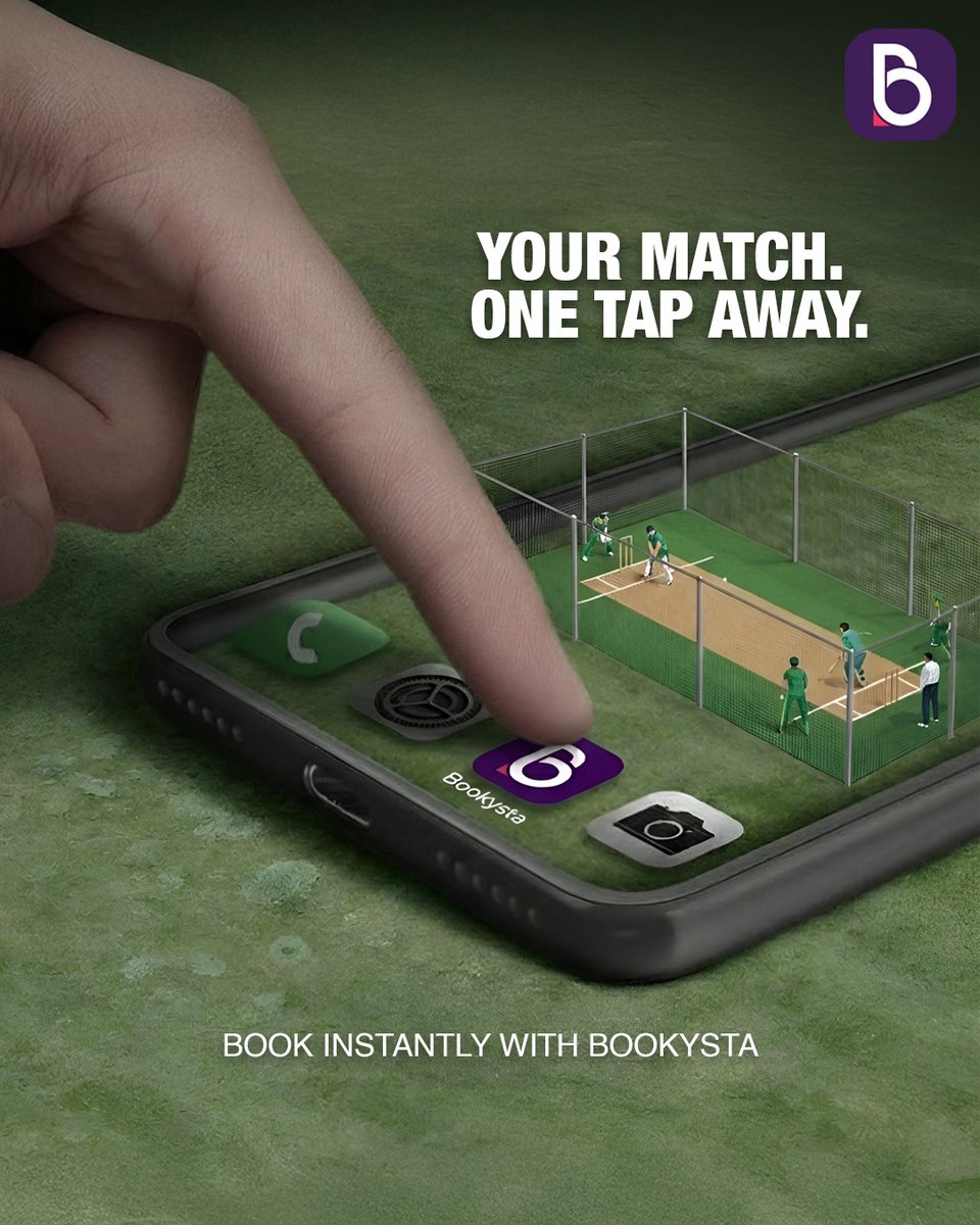 booksyta's tweet photo. From idea to action in a single tap.
Your next game is already waiting.
Book instantly. Play without delay.

#bookysta #bookyourslot #CricketApp #cricketupdates #BookYourGame #BookYourSpotToday https://t.co/KKqfrr0KY2