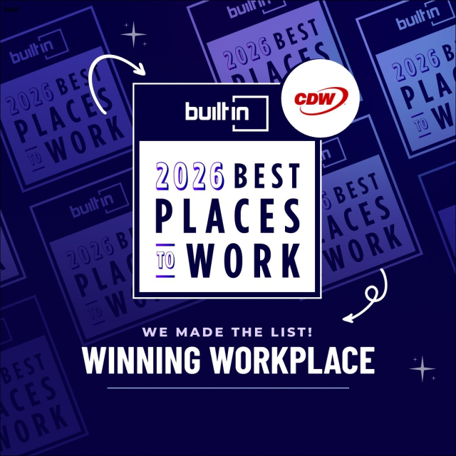 PhilPol's tweet photo. We're honored to be included in Built In's 2026 Best Places to Work list! Check out CDW and the full list of honorees. #BPTW2026 #2026BuiltInBest #LifeAtCDW https://t.co/RqnoVCdxn9 https://t.co/3wMC64fJ8F